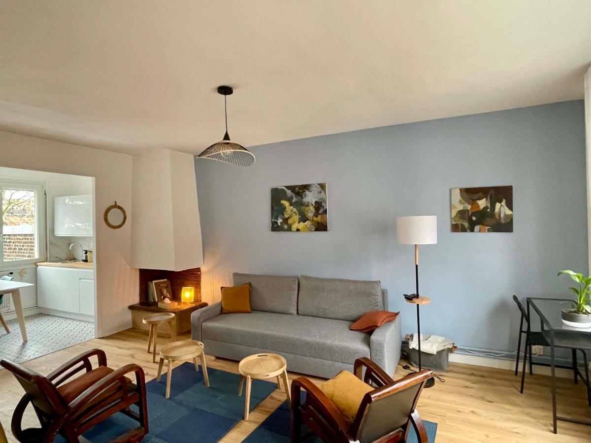 La Chambre Jaune Maison Avec Grande Terrasse Et Garage Prive Villa Lila Exterior foto